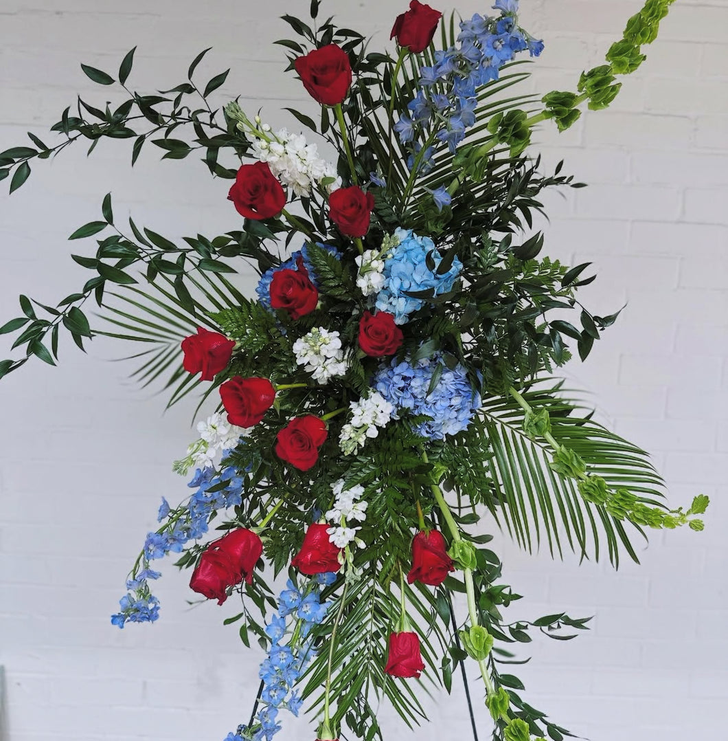 Patriotic Fresh Flower Spray