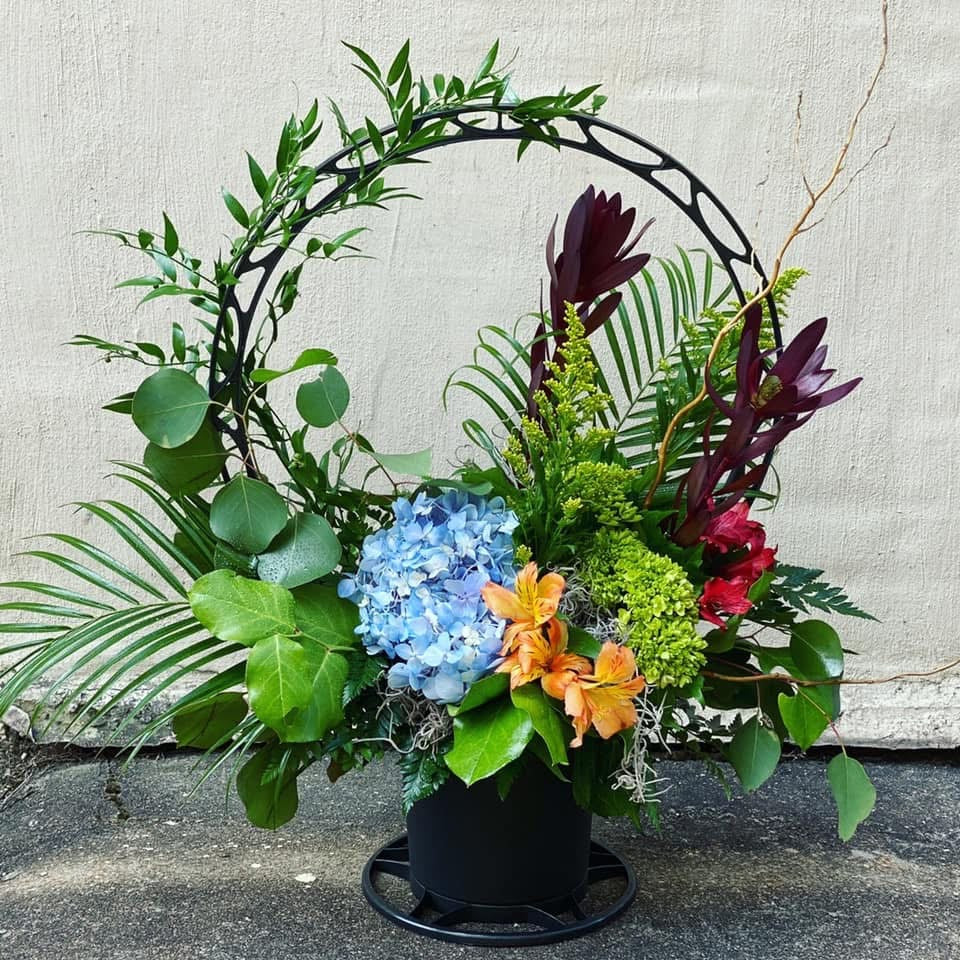 Basket of Fresh Flowers