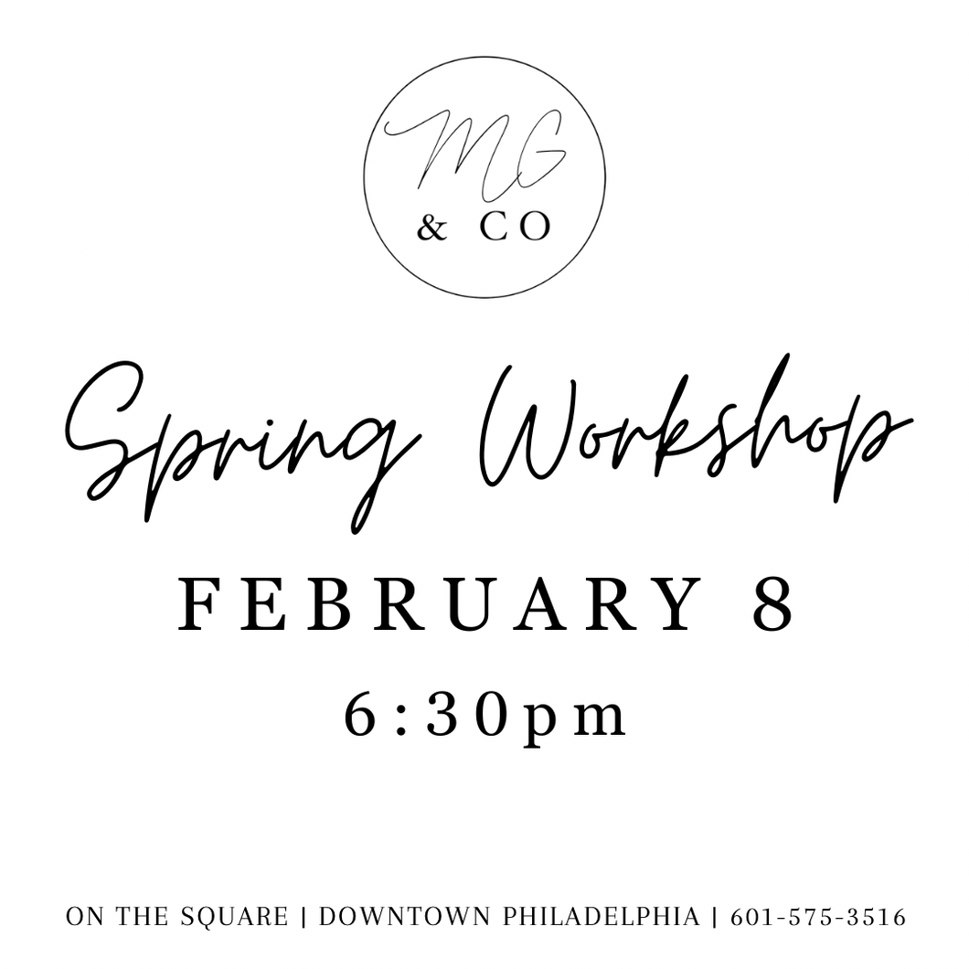 Spring Workshop (February 8)