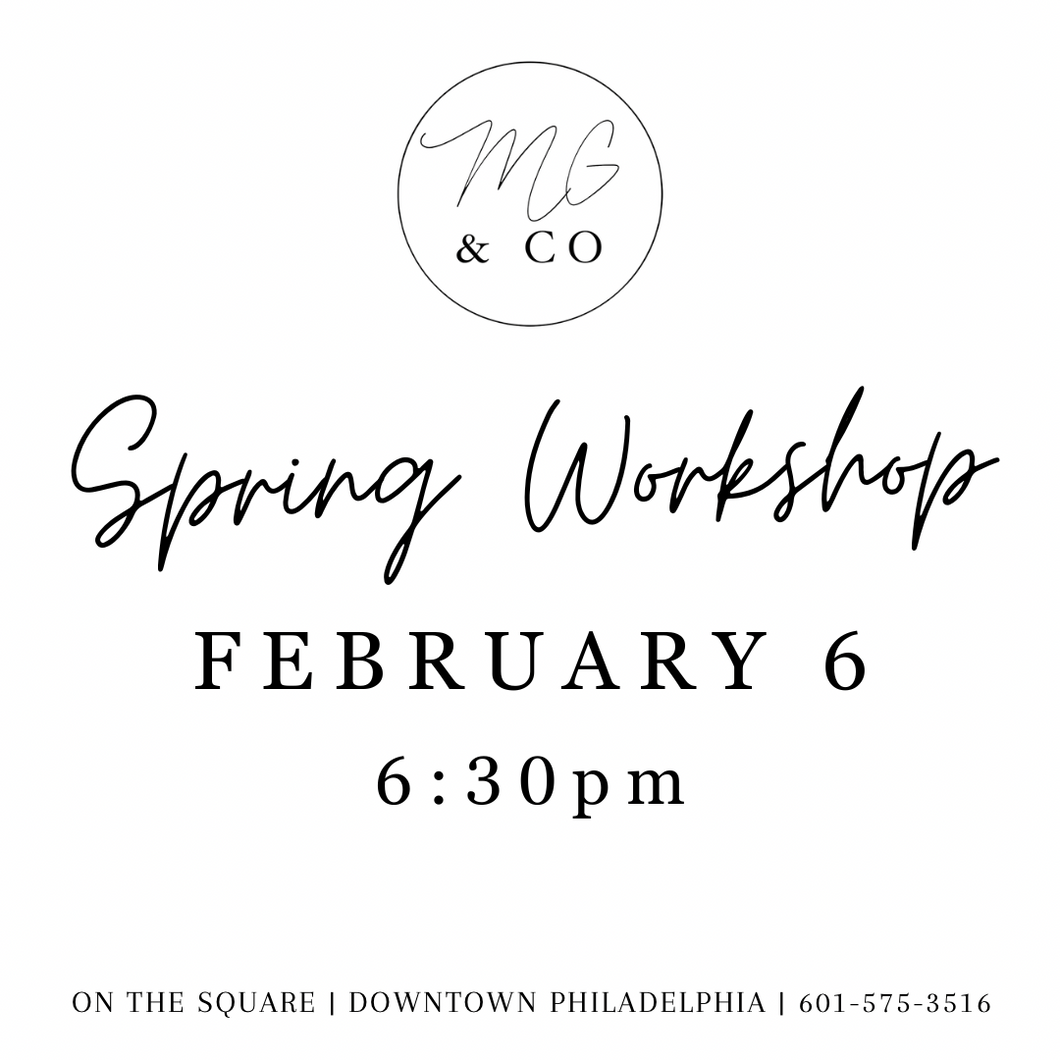 Spring Workshop (February 6)